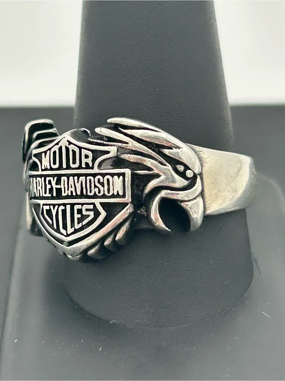 Sterling Silver Harley-Davidson Men’s Ring